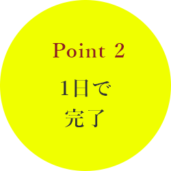 point2 1日で完了